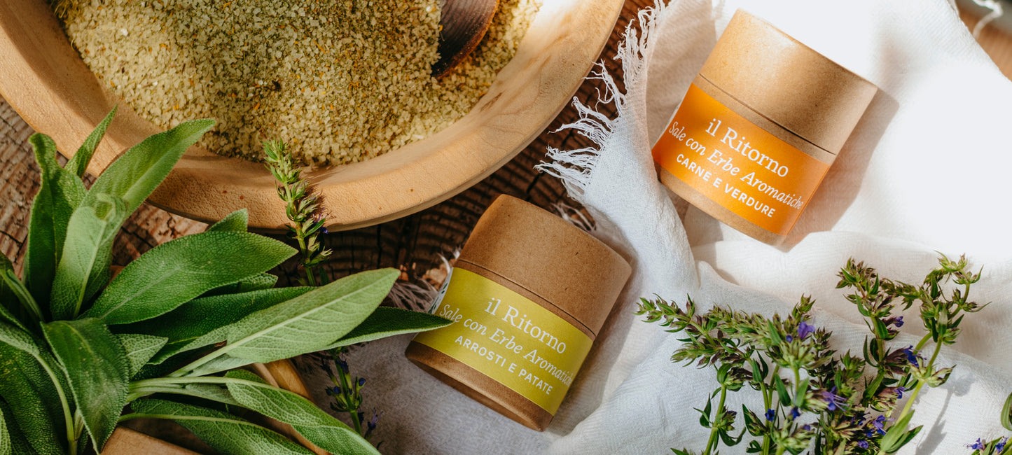 Sale con erbe aromatiche