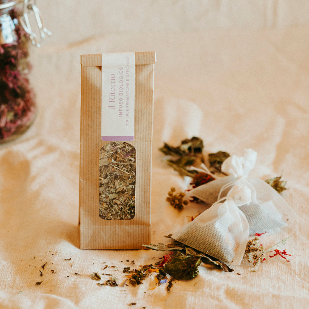 Infuso Lilla BIO Melissa Alchemilla Fragola 15g