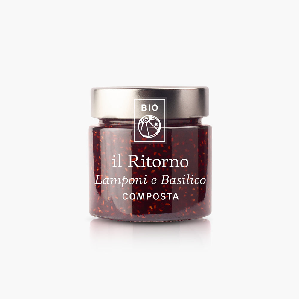 Composta BIO Lamponi e Basilico 100g